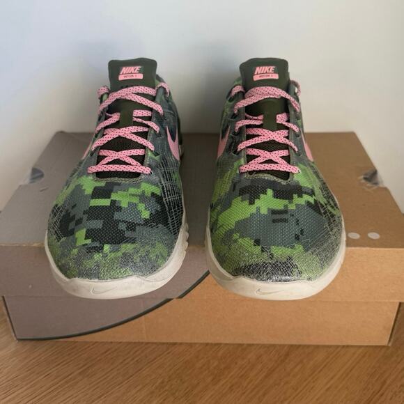 Nike Metcon 3 AMP ‘Legend Green Bright Melon’ Women Sneakers - SZ 9 - Picture 9 of 12